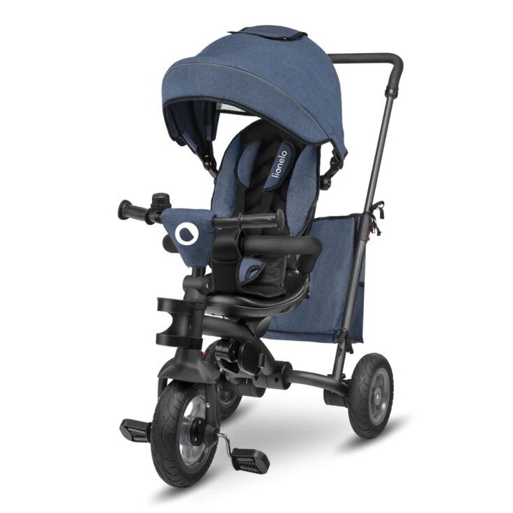Lionelo - Tricycle enfant TRIS bleu foncé