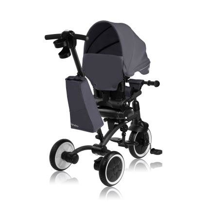 Lionelo - Tricycle enfant TRIS PLUS Grey Stone