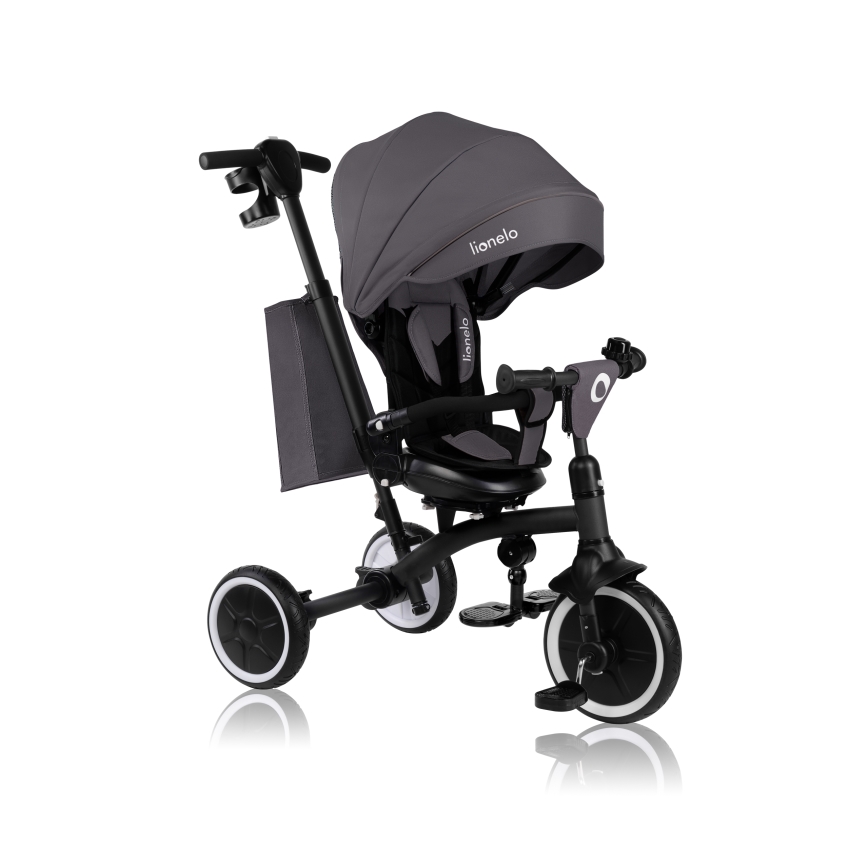 Lionelo - Tricycle enfant TRIS PLUS Grey Stone