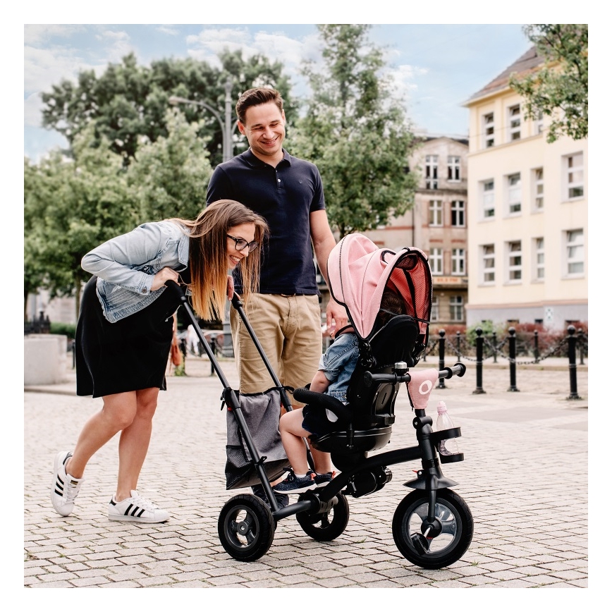 Lionelo - Tricycle enfant TRIS rose/gris