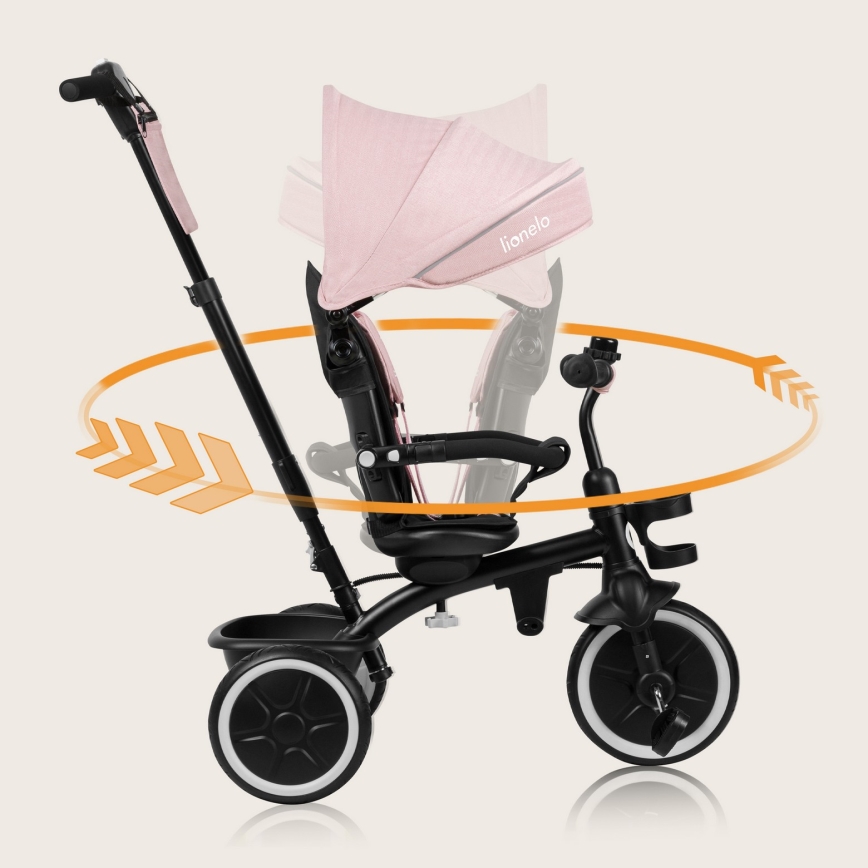 Lionelo - Tricycle pour enfant BERRY Pink Rose
