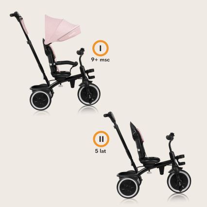Lionelo - Tricycle pour enfant BERRY Pink Rose