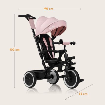 Lionelo - Tricycle pour enfant BERRY Pink Rose