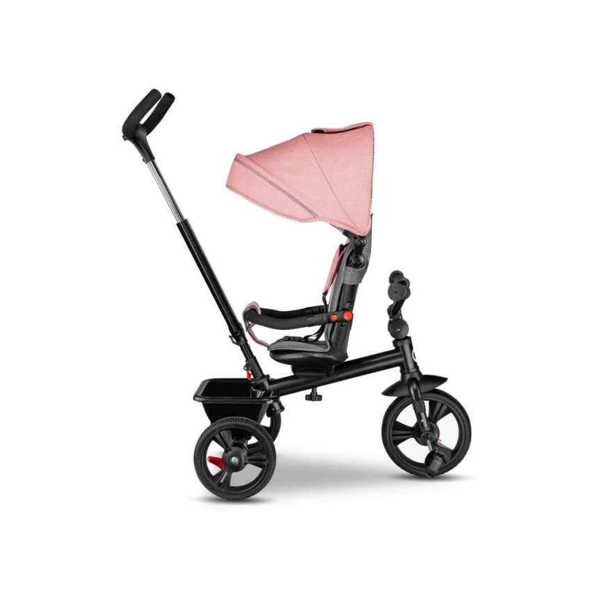 Lionelo - Tricycle pour enfant HAARI rose/gris