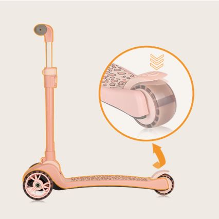Lionelo - Trottinette enfant 2en1 FRANKY rose