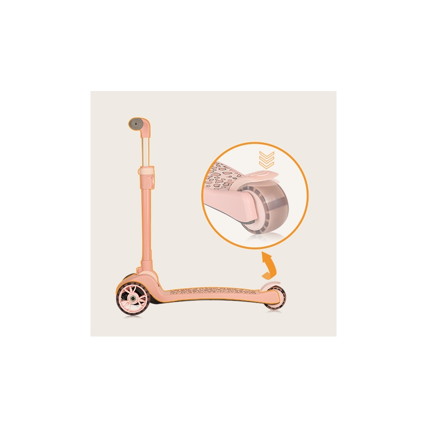 Lionelo - Trottinette enfant 2en1 FRANKY rose