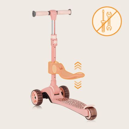 Lionelo - Trottinette enfant 2en1 FRANKY rose