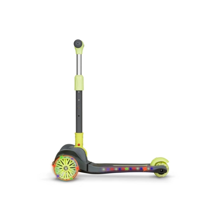 Lionelo - Trottinette enfant TIMMY vert/gris
