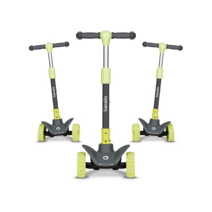 Lionelo - Trottinette enfant TIMMY vert/gris