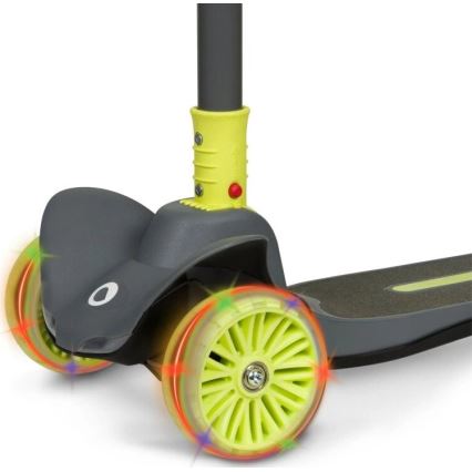 Lionelo - Trottinette enfant TIMMY vert/gris