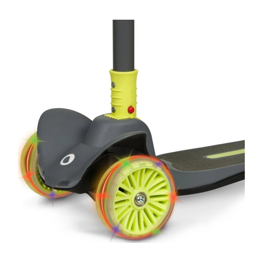 Lionelo - Trottinette enfant TIMMY vert/gris