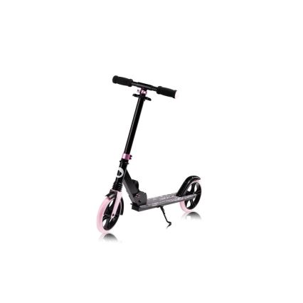 Lionelo - Trottinette LUCA pour enfant noire/rose