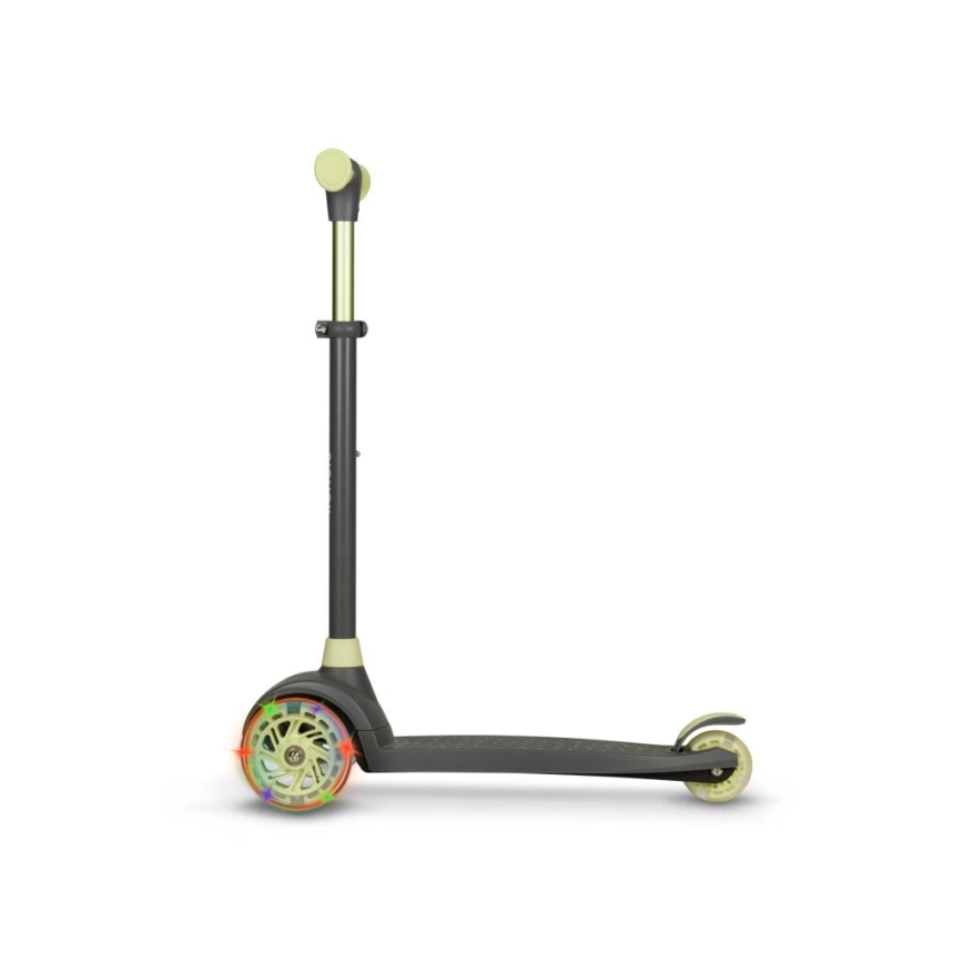 Lionelo - Trottinette pour enfant JESSY 3xAA gris/vert