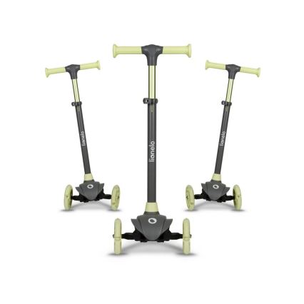 Lionelo - Trottinette pour enfant JESSY 3xAA gris/vert
