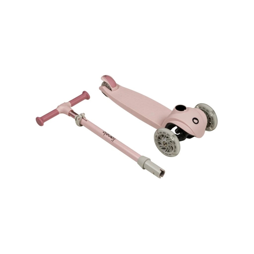 Lionelo - Trottinette pour enfants JESSY 3xAA rose