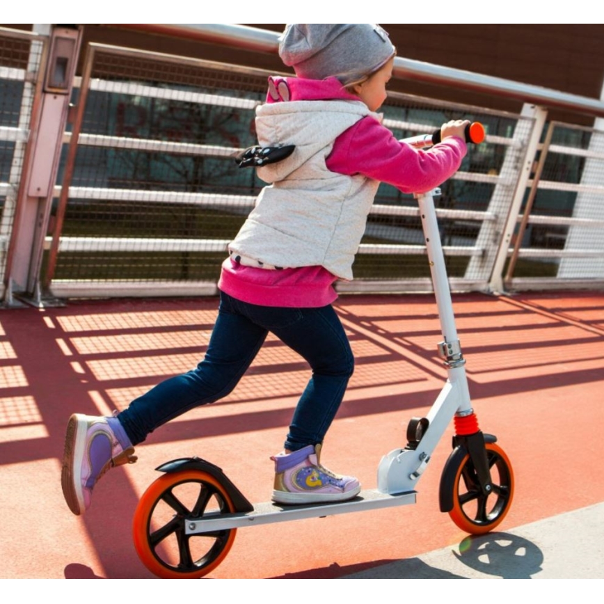 Lionelo - Trottinette pour enfants LUCA blanc/orange