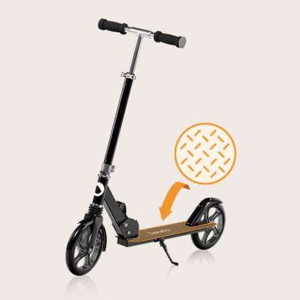 Lionelo - Trottinette pour enfants LUCA noir
