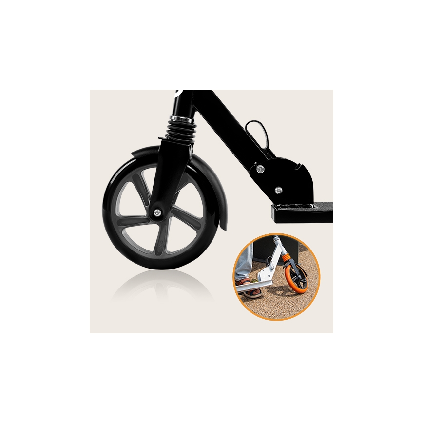 Lionelo - Trottinette pour enfants LUCA noir