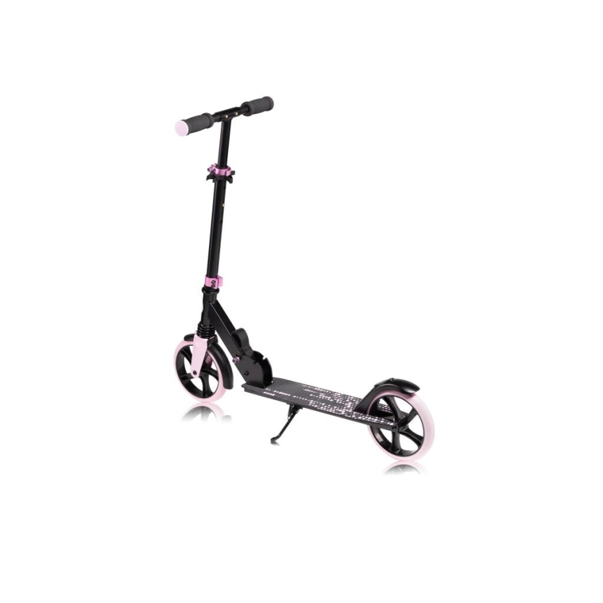 Lionelo - Trottinette pour enfants LUCA noir/rose