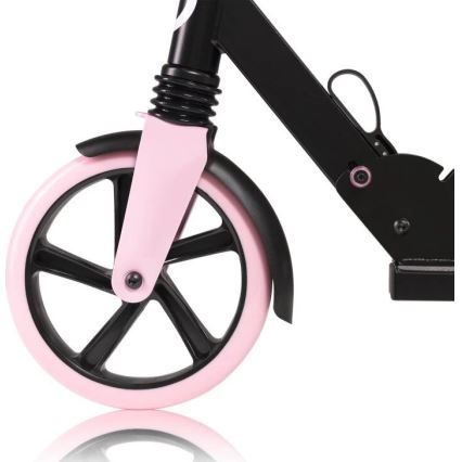 Lionelo - Trottinette pour enfants LUCA noir/rose