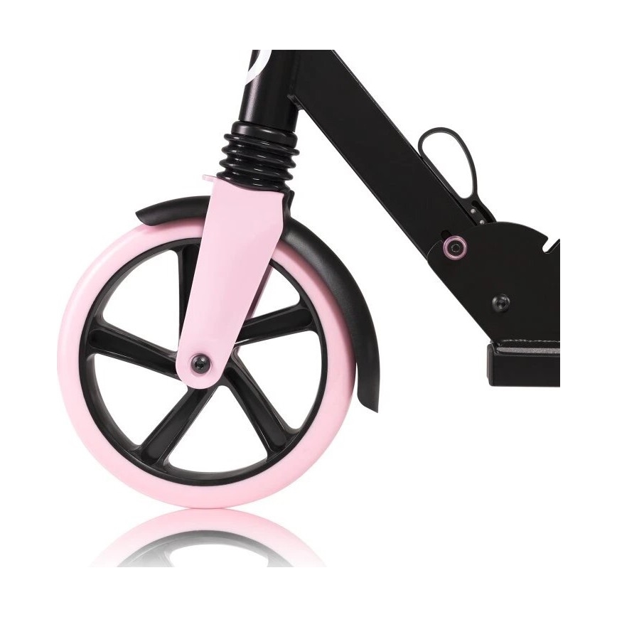 Lionelo - Trottinette pour enfants LUCA noir/rose