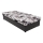 Lit coffre NOE 90x200 avec matelas à ressorts et espace de rangement, gris/noir