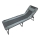 Lit de camping pliant gris