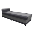 Lit de jour capitonné avec un espace de stockage TALI 80x202 gris/anthracite