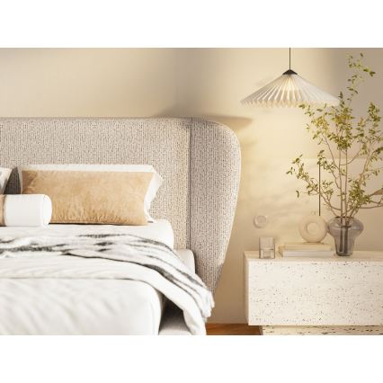 Lit de tapisserie sans matelas DALIA 160x200 cm gris