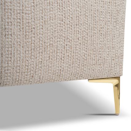 Lit de tapisserie sans matelas DALIA 160x200 cm gris