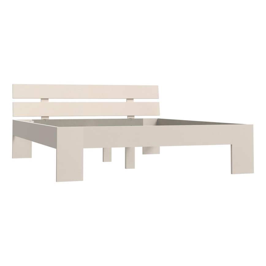 Lit double PIROA 160 x 200 cm, beige