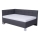 Lit et rembourré avec espace de rangement sans matelas MARIA PETITE 120x200 cm gris