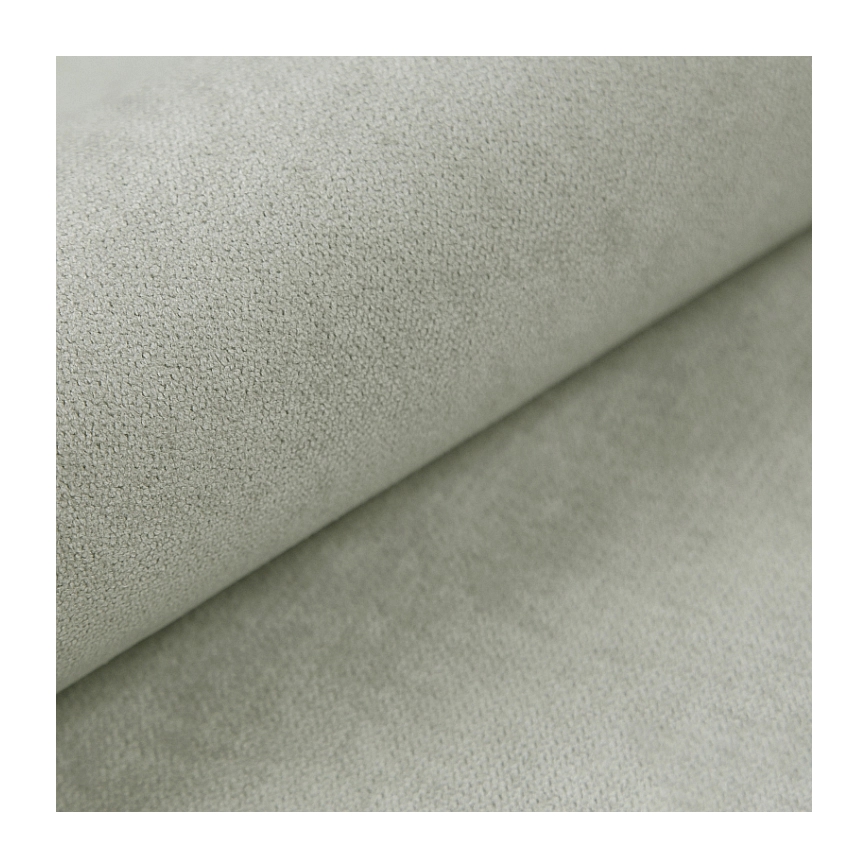 Lit rembourré ISABEL 160x200 avec matelas à ressorts et coffre de rangement, gris clair