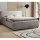 Lit rembourré LAJLA 160 x 200 cm sans matelas, beige