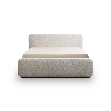 Lit rembourré sans matelas LAJLA 180x200 cm beige