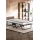 Lit simple pliant en métal HERON 80 x 190 cm, blanc — charge maximale 120 kg