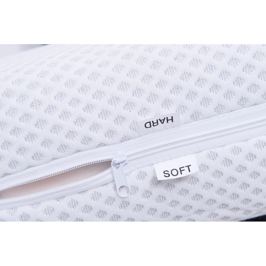 Lit tapissé ALIS 180x200 cm avec matelas inclus et coffre de rangement, marron