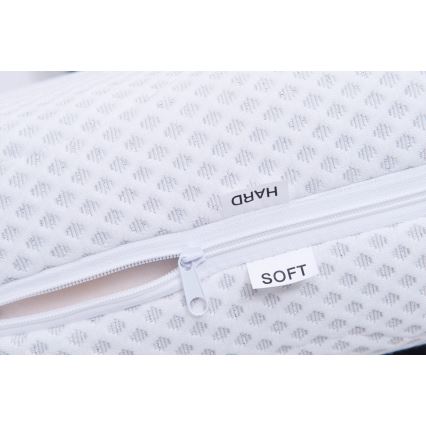 Lit tapissé avec matelas et coffre de rangement MARIA ONE 90 x 200 cm anthracite