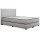 Lit tapissé avec matelas et espace de rangement GRACE 160x200 cm beige