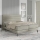 Lit tapissé électrique réglable MILA 180x200 cm gris avec matelas