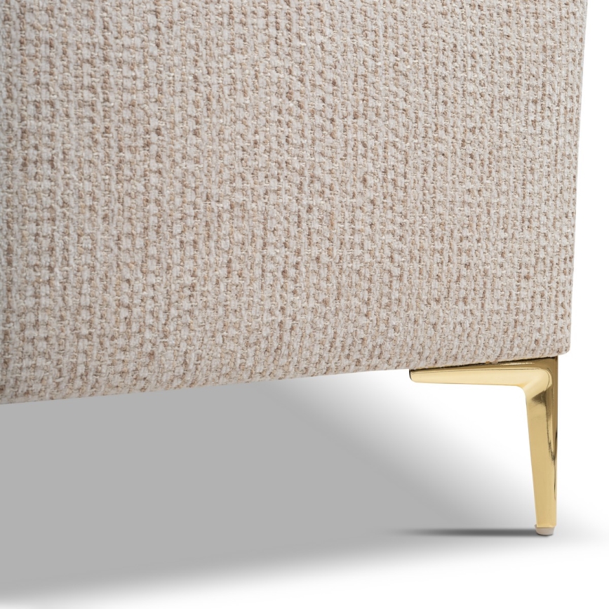 Lit tapissé sans matelas DALIA 180x200 cm gris