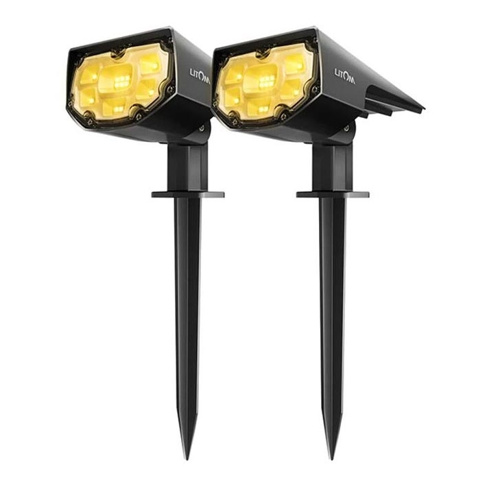 Litom - LOT 2x Luminaire solaire LED à intensité variable 2en1 LED/3,7V IP68