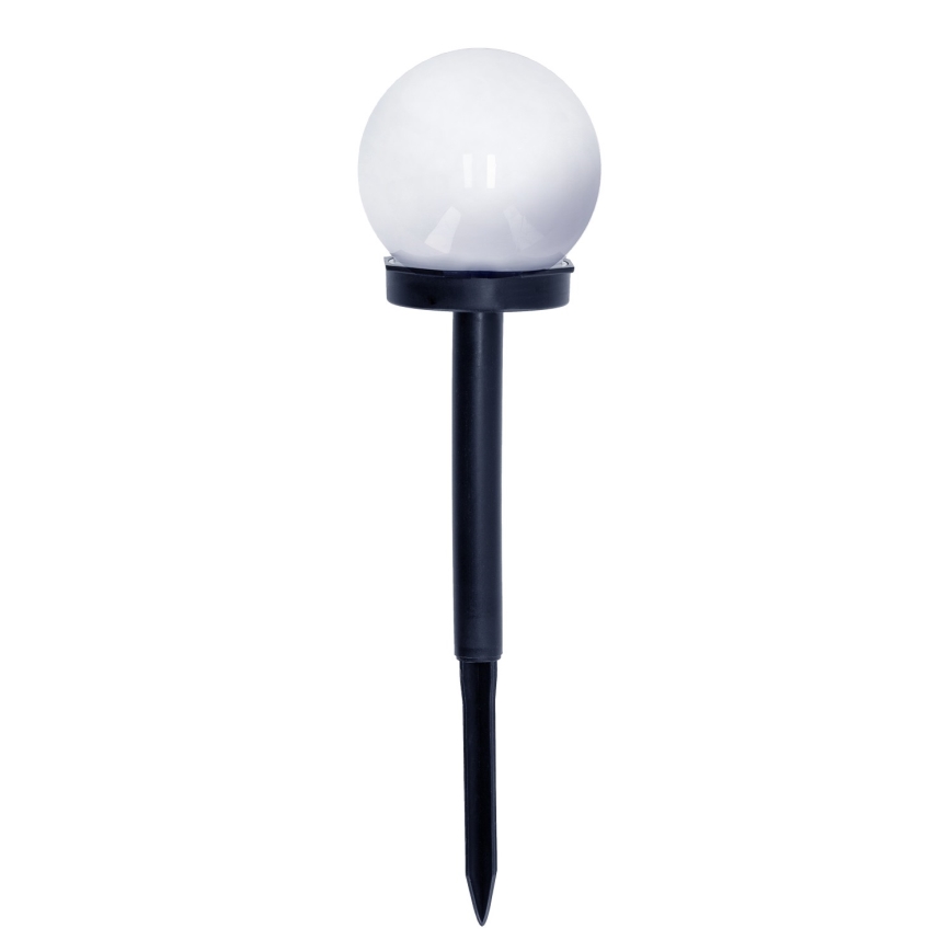 LOT 10x Lampe solaire LED/0,12W/1,2V 6500K IP44 noir/blanc