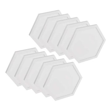 LOT 10x Panneau à intensité variable RGBIC LED/1,9W/230V Wi-Fi Tuya