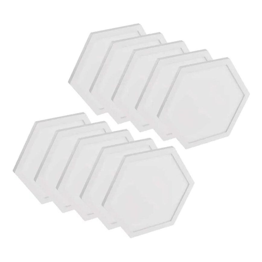LOT 10x Panneau à intensité variable RGBIC LED/1,9W/230V Wi-Fi Tuya