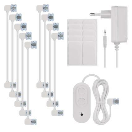 LOT 10x Panneau à intensité variable RGBIC LED/1,9W/230V Wi-Fi Tuya