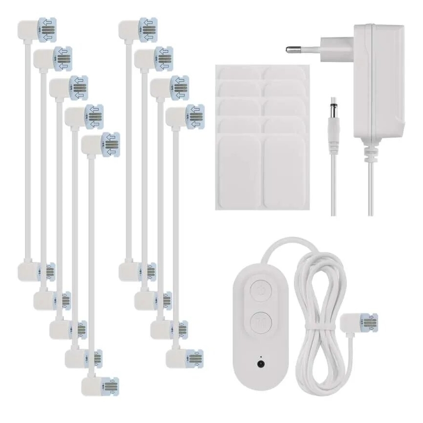 LOT 10x Panneau à intensité variable RGBIC LED/1,9W/230V Wi-Fi Tuya