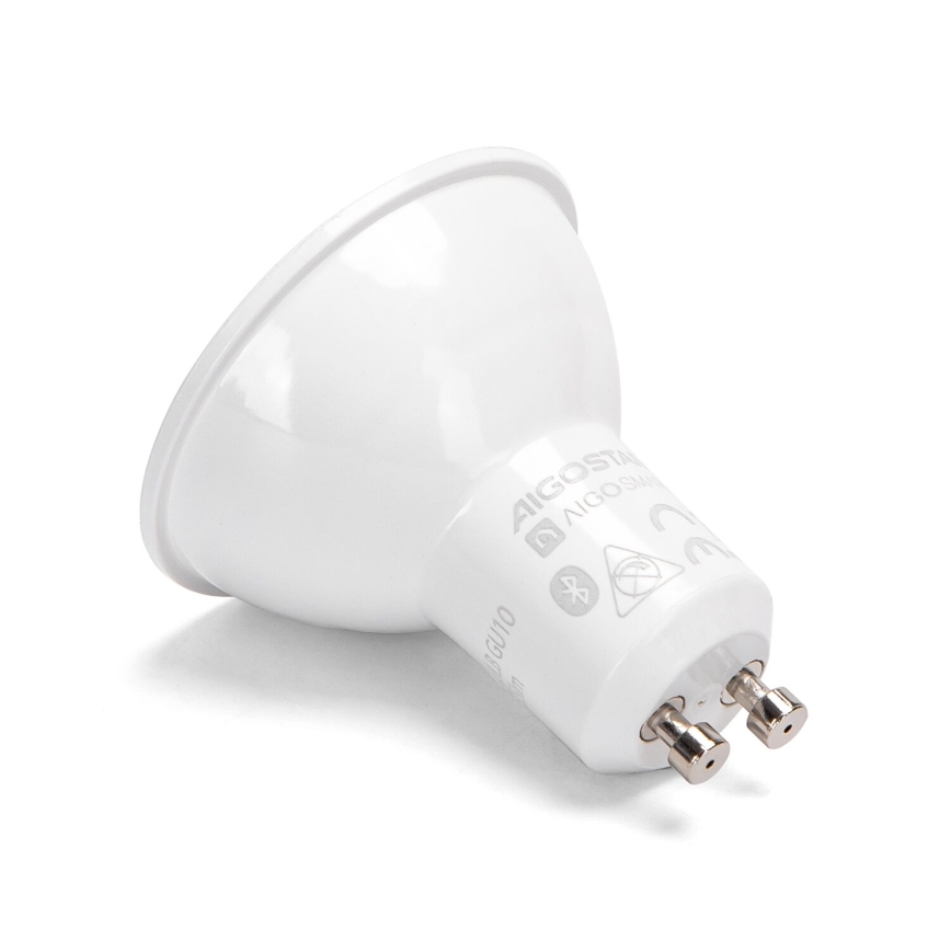LOT 2x Ampoule à intensité variable LED RGBW MESH Smart GU10/6,5W/230V 2700-6500K - Aigostar