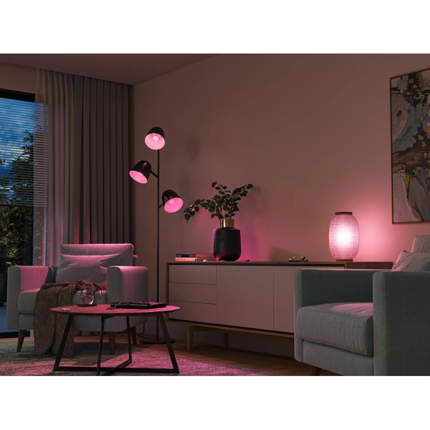 LOT 2x Ampoule à intensité variable LED RGBW Philips Hue White And Color Ambiance P45 E14/5,1W/230V 2000-6500K