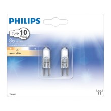LOT 2x Ampoule halogène Philips G4/7W/12V